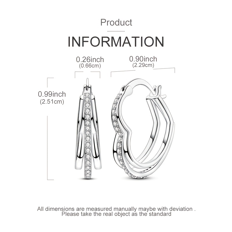 Women's 925 Silver Low-Hypoallergenic Fashion Drop Earrings